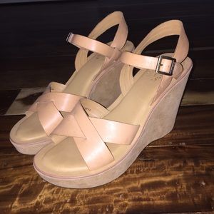 Kork-Ease, Size 9, Tan Wedges