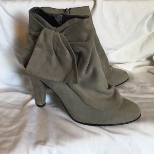 ALDO-Grey Suede booties, size 37