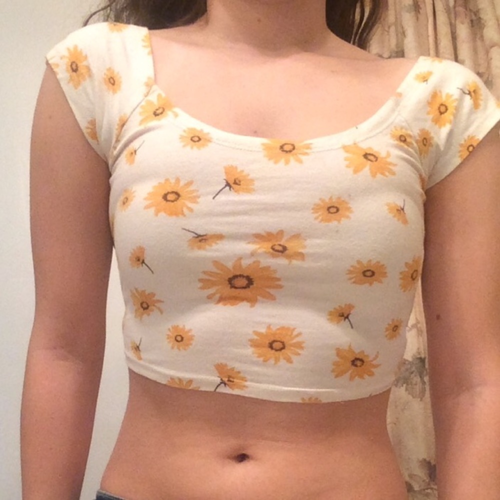 Sunflower Crop Top