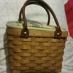 Longaberger Sml Boardwalk Purse Basket