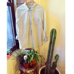 J. Crew Factory Chambray Popover