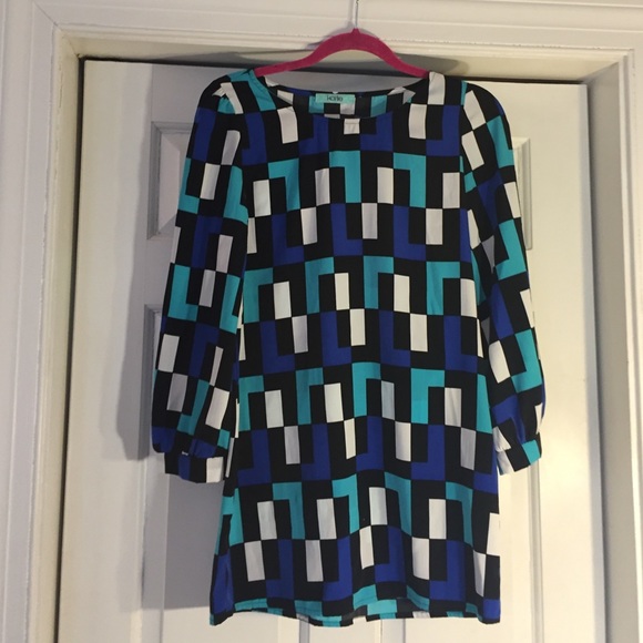 KARLIE DRESS Color Block Dress. Size S