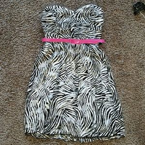 Charlotte Russe Zebra print dress
