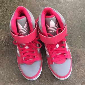 Adidas 4" high shoes