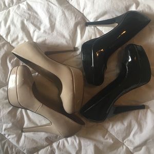 Guess platform pumps