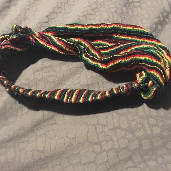 Rasta colored headband