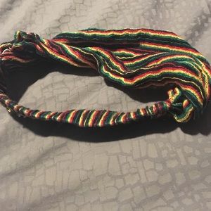 Rasta colored headband