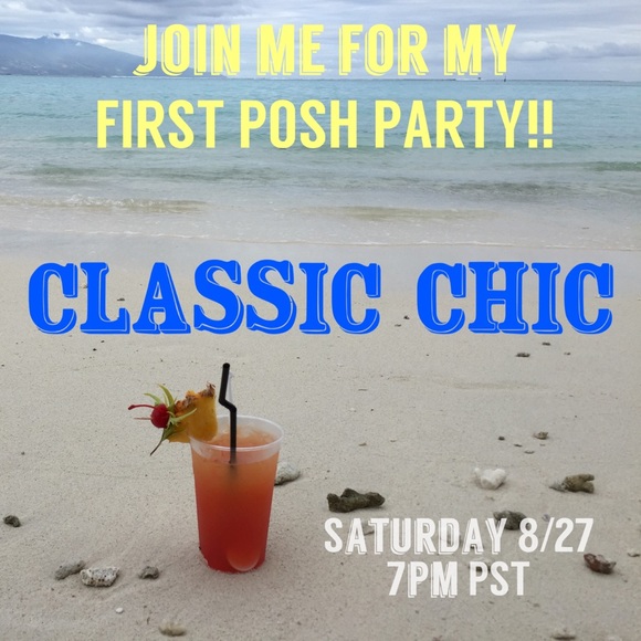 My first POSH PARTY!! 🍾👗💄👛🎉