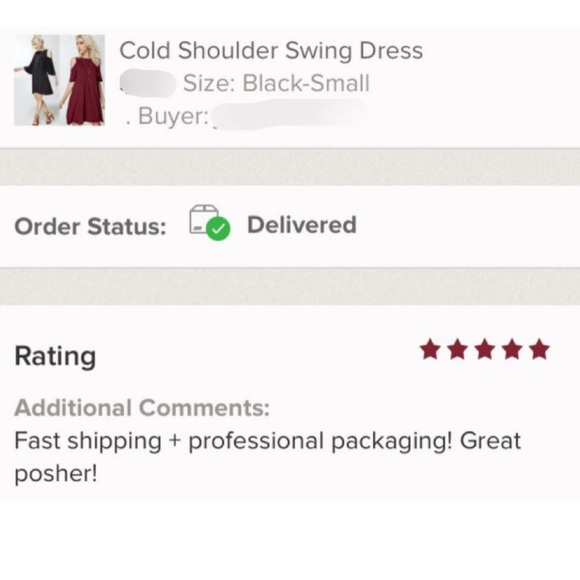 👉RESTOCK👈Cold Shoulder Swing Dress - Picture 4 of 4