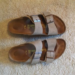 Tan Suede Birkenstocks