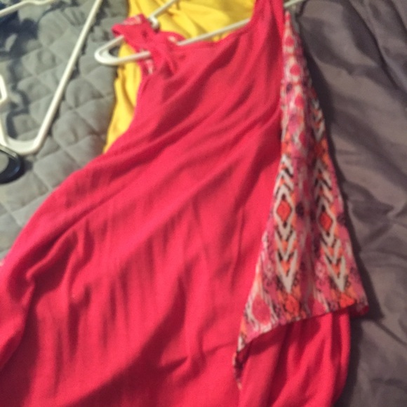 High/low Womens size large silk tank - Picture 2 of 2