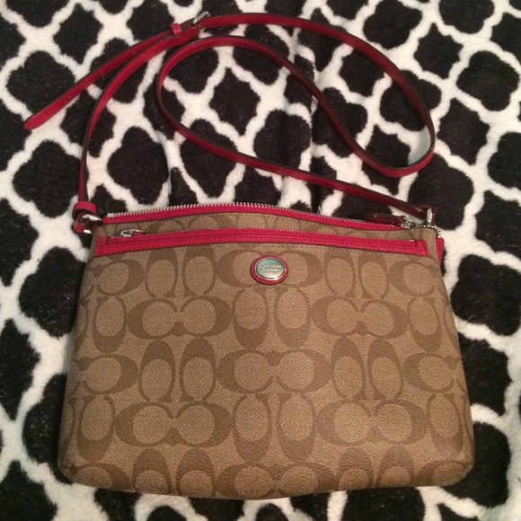 RED COACH CROSSBODY