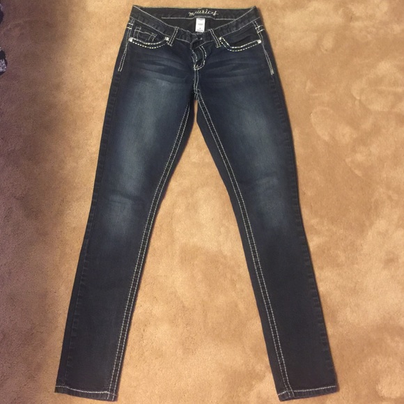 Maurice's Dark Demin Blue Skinny Jeans - Medium