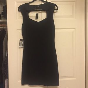 Express V back dress