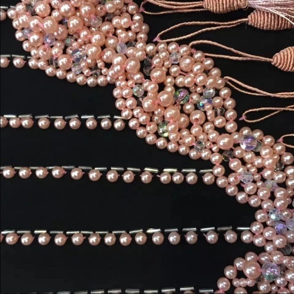 NWT Detailed Fringe Top & pink bandage mini skirt - Picture 4 of 7