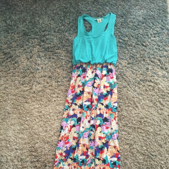 Floral maxi dress