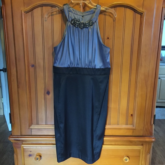 Dress, black & silver