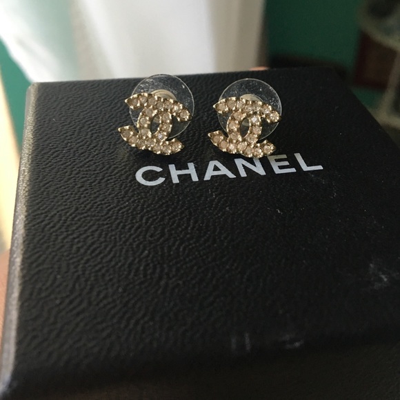 Authentic Chanel Stud Earrings