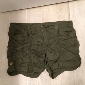 Army Green Cargo Shorts