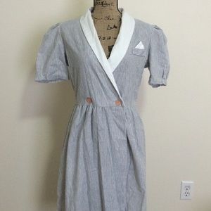 Vintage Low Cut Dress