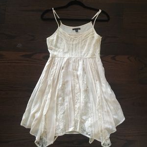 American Eagle Cream Lace Dress