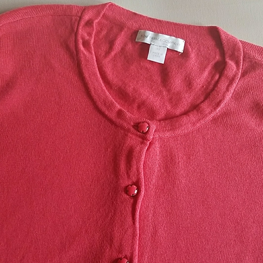 NY&Co Black Lace Cardigan - Picture 2 of 3