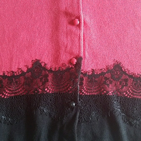 NY&Co Black Lace Cardigan - Picture 3 of 3