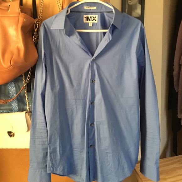 *SOLD!* Men's Express Blue Dress Shirt