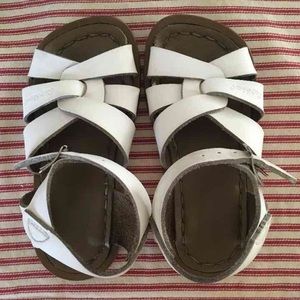 White Salt Water Sandals
