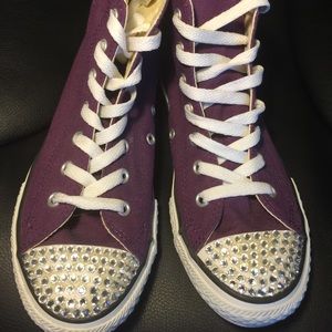 Blinged out Converse