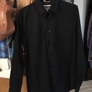 **SOLD** Men's Express Black Dress Shirt