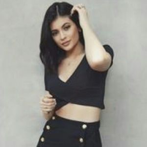 Kendall & Kylie black criss cross knit crop top