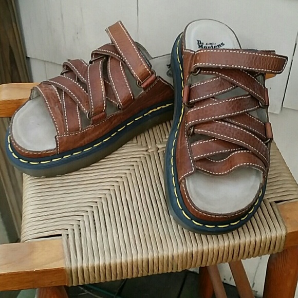 Dr. Martens Shoes - Dr. Martens Airwair Leather Slide Shoes