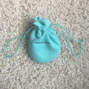 Tiffany & co. blue heart charm bracelet