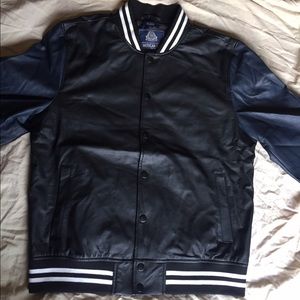 Black / Navy Varsity Jacket