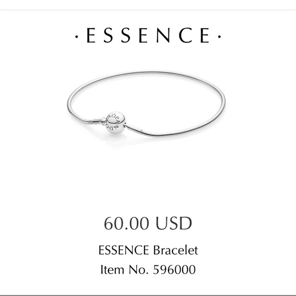 Pandora bracelet and two tone charm