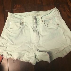 American Eagle baby blue shorts
