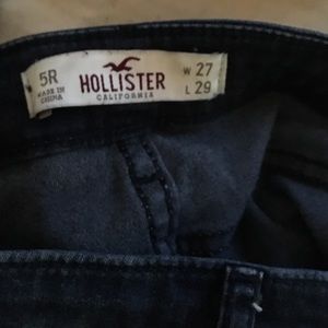 Dark wash skinny jeans