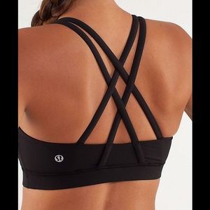 Lululemon Black Energy Bra Size 6