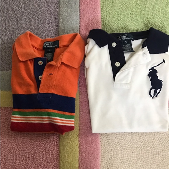 bundle of ralph lauren polo shirts