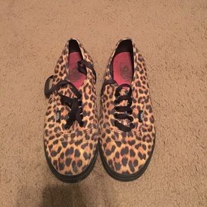 Cheetah printed Vans