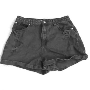 NWOT •Cotton On• High Waisted Black Shorts