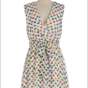 Geometric pattern dress