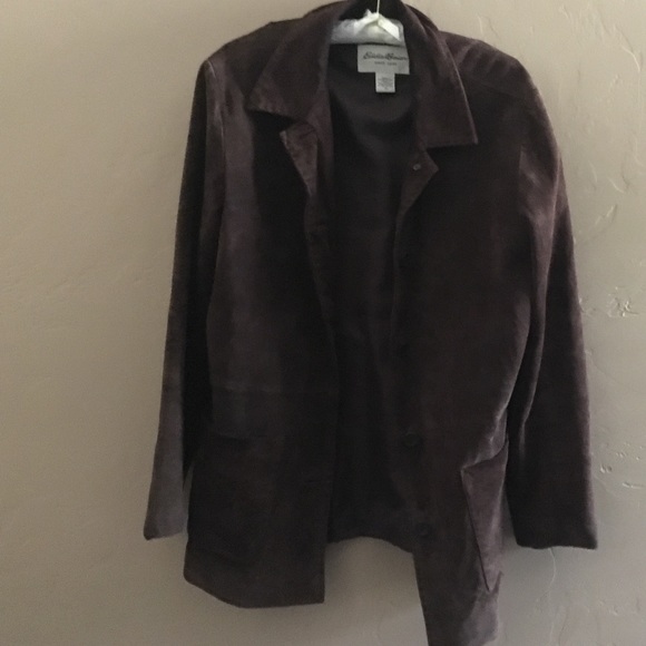 100% leather Eddie Bauer jacket