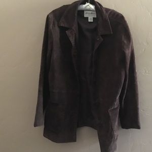 100% leather Eddie Bauer jacket