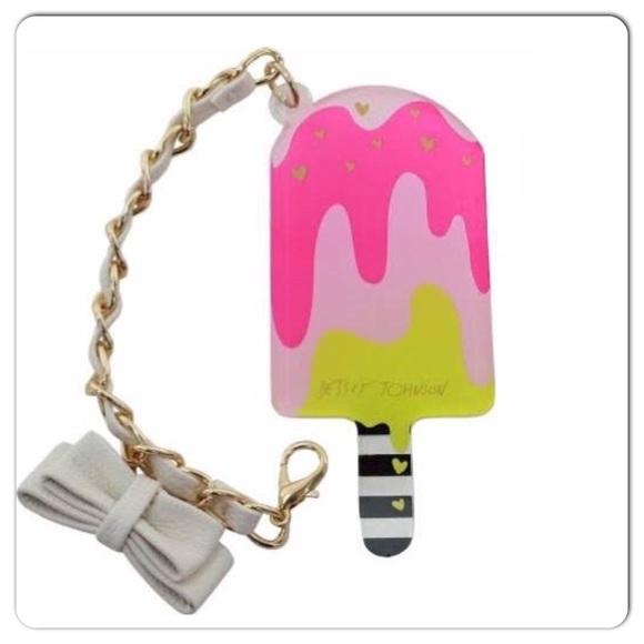 Betsey Johnson Popsicle Dangle Charm Pink Multic. - Picture 3 of 4