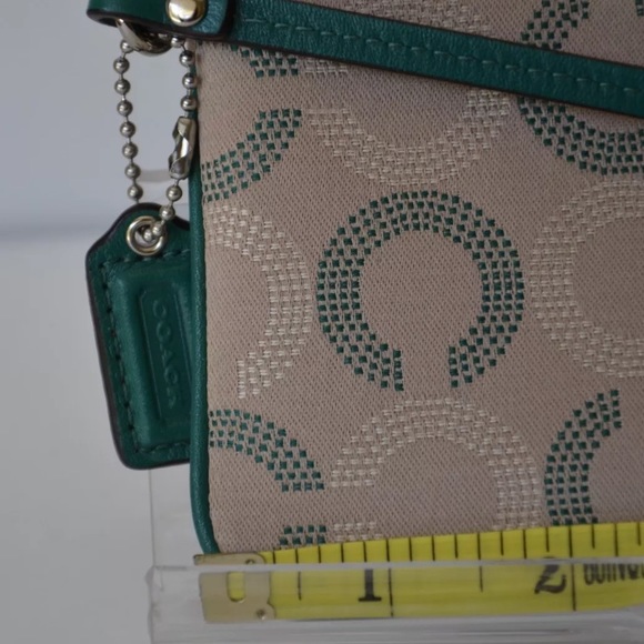 Coach Ashley dot OP Art Sm Wristlet - Picture 2 of 4