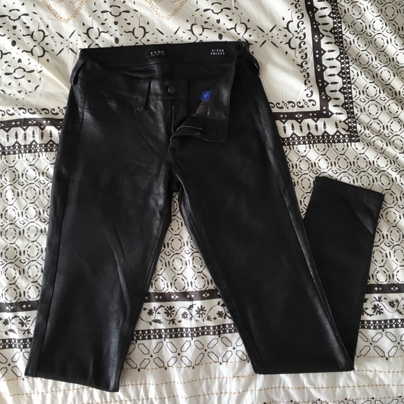 NWOT Vegan Leather Pants by Fade to Blue