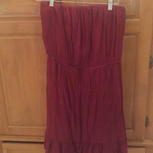 Beautiful fall, wine dress