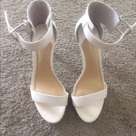 Cream 3 inch strapped heels 💗💗💗 - Picture 2 of 3